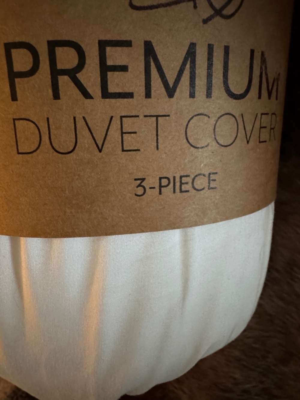 Duvet Cover & 2 King Pillow Shams 100% Microfiber Polyester NWT King/Cal King